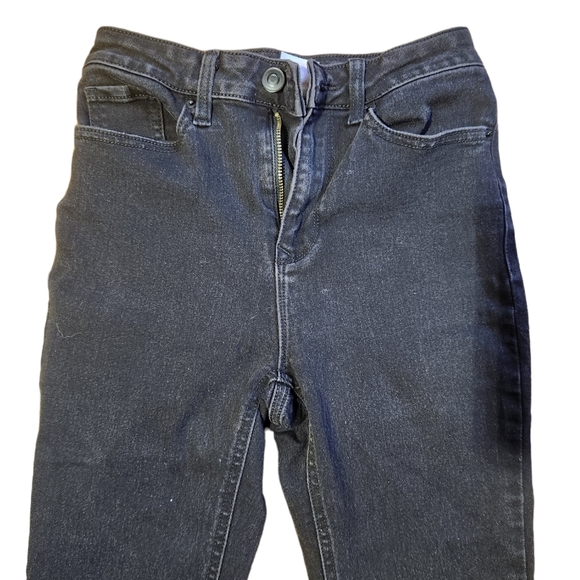 No Boundaries Black High Rise Skinny Jeggings Juniors Size 3 26" Inseam - Picture 2 of 5